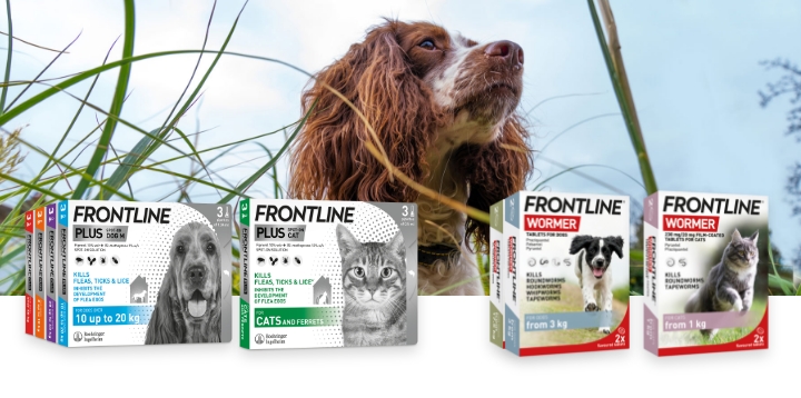 Frontline worm and flea treatment best sale